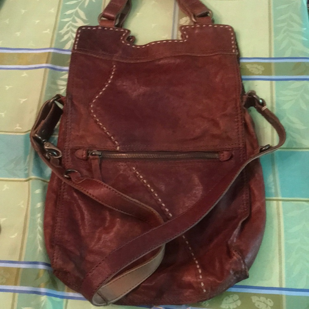COPY - Lucky Brand Brown Italian Leather Messenger/Crossbody Bag